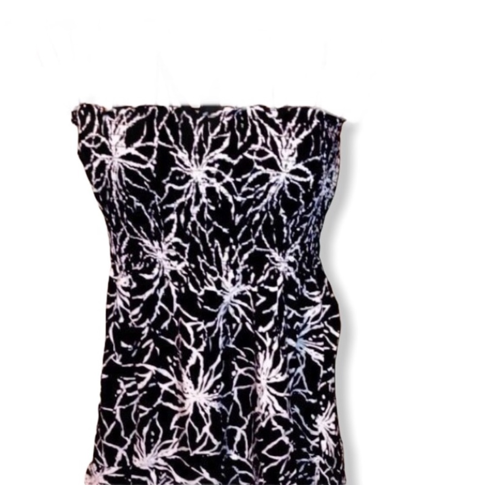 Vintage Abstract Figure Flattering Deadstock Summer Dress Sundress Vacay NWT - Picture 2 of 6